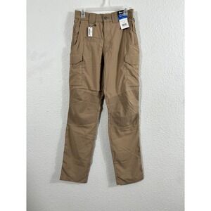 Galls Elite Ops‎ Tactical Pants Mens 28x34 Khaki Tan Ripstop Cargo Utility TJ295